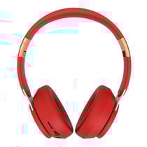 Casque Audio Bluetooth 5.0 Sans Fil Avec Micro Rouge Longue Autonomie Rouge YONIS