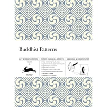 Papiers créatifs - Motifs bouddhistes - Scrapbooking - 12 feuilles - 50x70cm