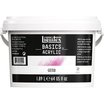 Gesso - Blanc - Apprêt - Acrylique, aquarelle, huile - Liquitex - Pot 1,89L