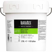 Vernis médium - Mat - Peinture acrylique - Liquitex - Pot 3,78L