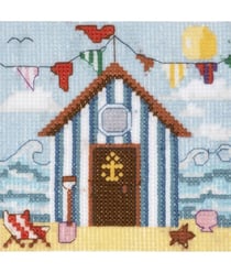 Mini Kit Point de Croix Beach Hut 13 x 13 cm – Trimits Beach Hut