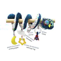 Spirale d'activités Astros le hibou - Les Déglingos - Jaune