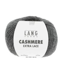 Pelote CASHMERE EXTRA LACE exceptionnelle à tricoter - 25gr- Lang Yarns : Une laine d’exception, douce et luxueuse 0205 Gris