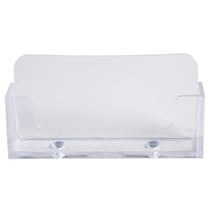 Distributeur de cartes de visite 1 case - Cristal - x 16 - Exacompta