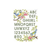 LUC - Kit canevas Oiseaux ABC 25x30cm