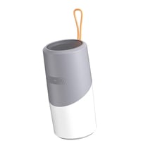 Enceinte Bluetooth Sans Fil Lumière RGB Waterproof Son Stéréo Ambiance Lumineuse Gris YONIS