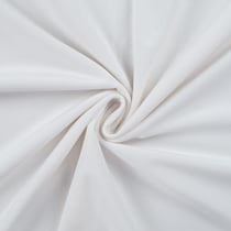 Tissu Velours ras d'habillement uni Blanc