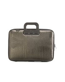 Mallette Bombata Shiny Cocco Vinyle 13'' - Gris Fonce