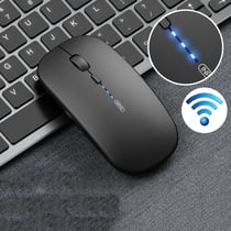 Souris Sans Fil Silencieuse Avec Affichage De Batterie Pour Ordinateur Portable YONIS