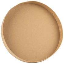 Plateau en Carton Kraft Rond - Ø30 cm - Alimentaire