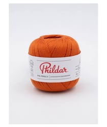 Cotons à Crocheter PHIL PERLE 5 - Phildar Carotte orange