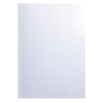 Paquet de 100 couvertures Grain toilé pour reliure A4 - Blanc - Exacompta