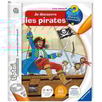 tiptoi, Livre interactif, Je découvre les pirates, 4 ans, 13099004,