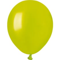 50 Ballons Vert anis Nacré Ø13cm