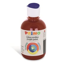 Lot de 6 Flacons Peinture Acrylique 300 ml Bouchon Flux Control Sienne Brulé 730 PRIMO