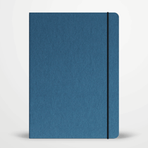 Notebook Souple - pages pointillées - Bleu - 150 x 210 mm - Made in France