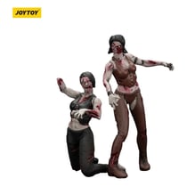 Zombie - Pack 2 figurines Dark Source Female wrestlers 8 cm