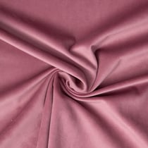 Tissu Velours ras d'ameublement uni Vieux rose