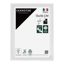 Cadre photo Essentiel exposition blanc 13x18 cm