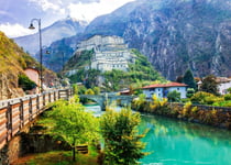 Puzzle 500 pièces - Fort of Bard, Italy - Bluebird Puzzle
