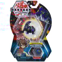 Bakugan ultra battle planet : darkus trunkanious avec carte - boule noire - spin master 20119410