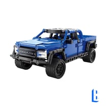 Jeux De Construction - Cada - 4x4 Smash Bleu - Pull Back -