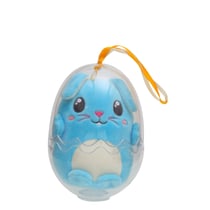 Peluche - Œuf Cosymals de Pâques - Lapin Bleu - 12 cm
