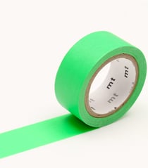 Masking tape - EXTRA-FLUO vert - 1,5cm x 5m - 5 m x 15mm