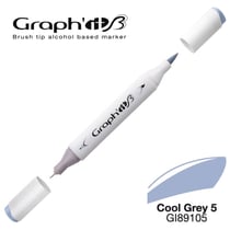 Graph'It - Marqueur manga à l'alcool Graph'it Brush 9105 Cool Grey 5