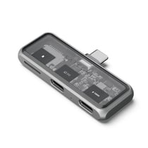 Satechi Hub USB 3.2 Mobile XR 100W avec Lecteur Micro SD Support 4K Gris
