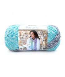 Fil à tricoter multicolore PASTELLO - Gründl - certifié Oeko-Tex 6 Bleu