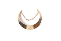 Collier Plastron Coloris Doré