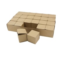 Boite Kraft Calendrier de l'Avent DIY sur plateau 38 cm