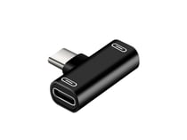 Avizar Adaptateur Splitter Double USB Type-C vers USB Type-C Noir