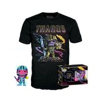 Marvel - Set figurine et T-Shirt POP! & Tee Thanos (BKLT) - Taille S