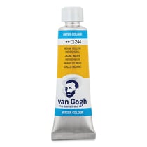 Tube 10 ml - Peinture aquarelle Van Gogh Watercolour - Jaune indien n°244 - Fine - Transparente