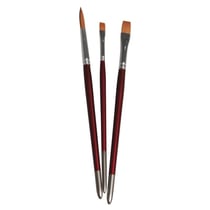 Set de pinceaux Hobby créatif FSC 100%, assortis, 3 pces