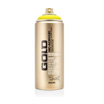 Bombe de peinture - Gold - Acrylique - 100% yellow - P1000 - 400ml - Montana Cans