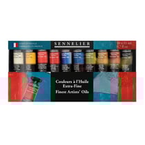 Peinture à l'huile - Extra-fine - Sennelier - Coffret de 10 tubes de 21ml