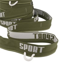 Bobine 20m élastique sport cordon 40mm vert kaki