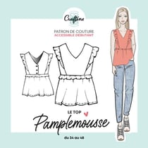 Patron Craftine Top Pamplemousse - Format Papier