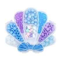 MégaCréa DIY - Perles pastel Boite coquillage de 50 g