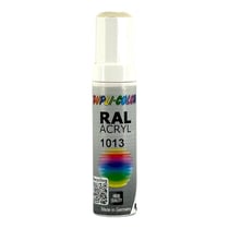 Stylo de retouche peinture acrylique - Blanc - RAL 1013 - Tous supports - Duplicolor