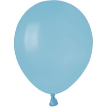 50 Ballons Bleu pastel Mat Ø13cm
