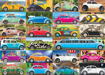 Puzzle 1000 pièces - VW Beetle - Gone Places - Eurographics