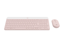 Ensemble clavier et souris - Logitech MK470 Slim Combo - Rose - AZERTY Français