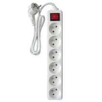 Bloc Multiprise 6 Prises avec Interrupteur 230V 16A