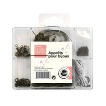 MégaCréa DIY - Matériel Apprêts pour création bijoux Laiton 400 pièces