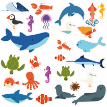 Gommettes - Animaux de la mer - Pour enfant - 480 stickers - Repositionnable - Cléopâtre