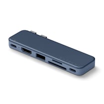 Satechi Hub USB-C Multiport pour MacBook Neo HDMI 4K avec Double Connecteur Indigo